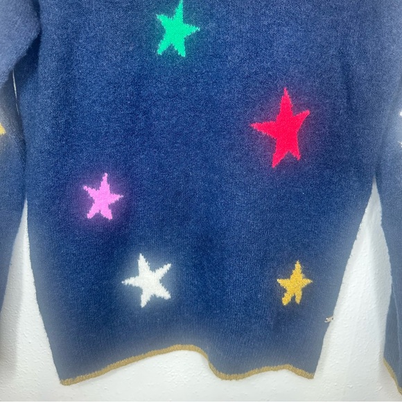 Joules Chantelle Intarsia Navy Star Sweater Size 4 - Picture 4 of 14